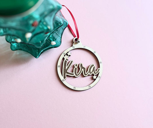 Personalised Wooden Pet Bauble