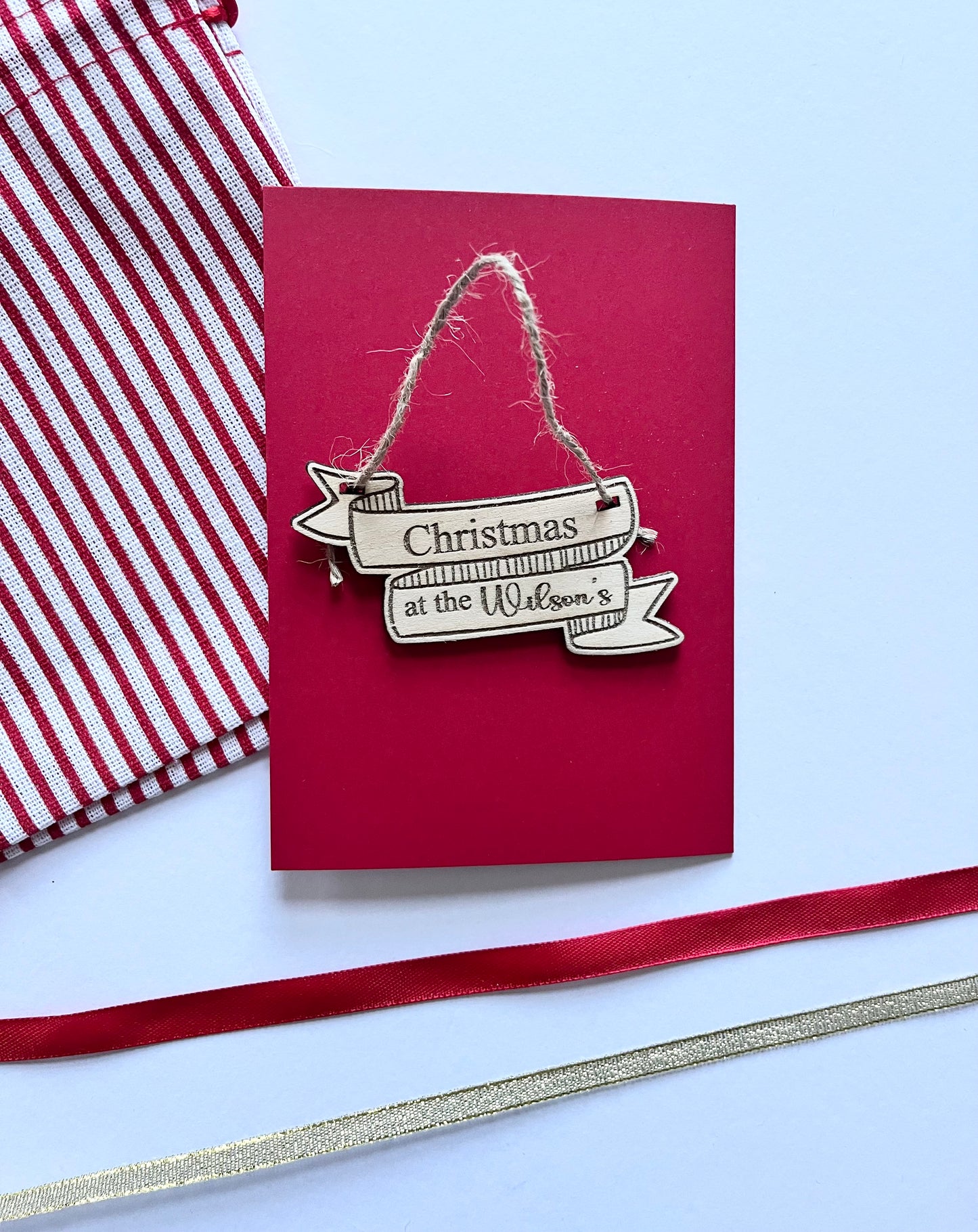 Personalised Wooden Christmas at the... decoration