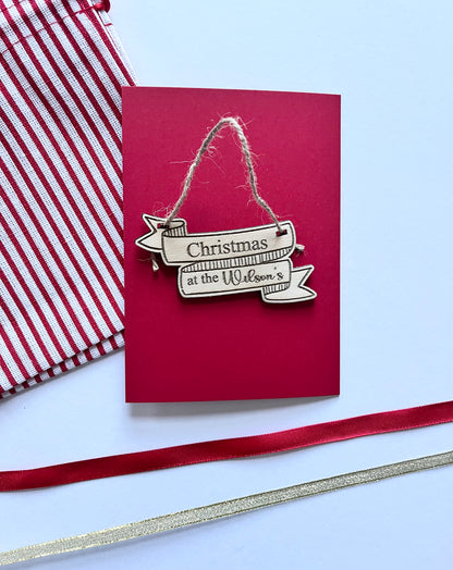 Personalised Wooden Christmas at the... decoration