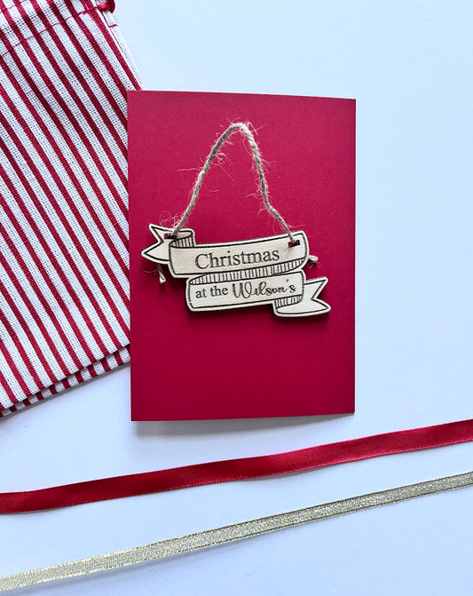 Personalised Wooden Christmas at the... decoration