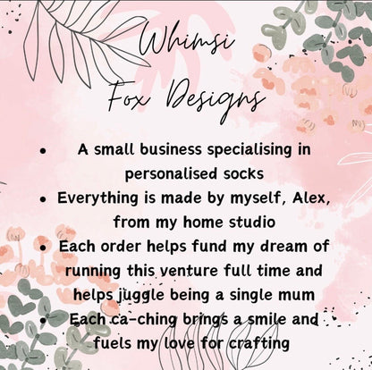 Mum Gift Socks, Socks for Mothers Day, Mama Socks, Mom Socks, Small Gift for Mum, Gift from the Kids, Memorable Gift, Personalised Socks